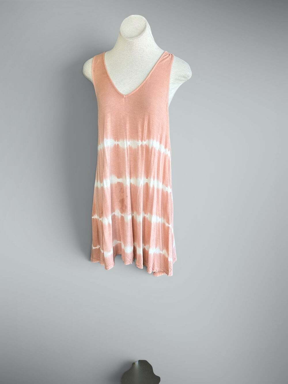 Ocean Drive Ombre Tie Dye Corset Tie Back Sun Dress Size Medium